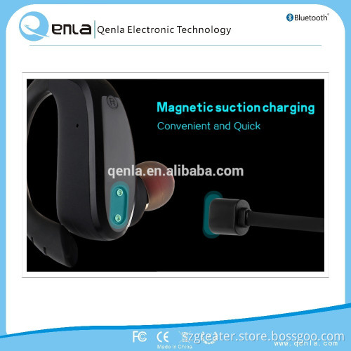 2017 OEM /ODM Wireless Sport Bluetooth Stereo Headsets The Magnetic Earbuds for running , jogging , swimming